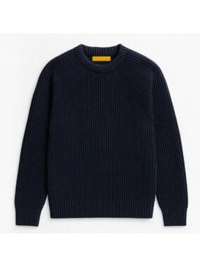 “Le Chunky Knit” Sweater - Dark Blue